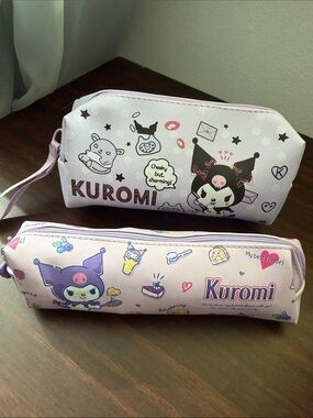 Sanrio Kuromi Kids Pencil Case Set - Cute Sanrio Accessories set